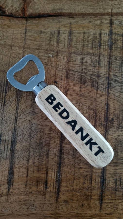 Deco Holland Flesopener Bedankt