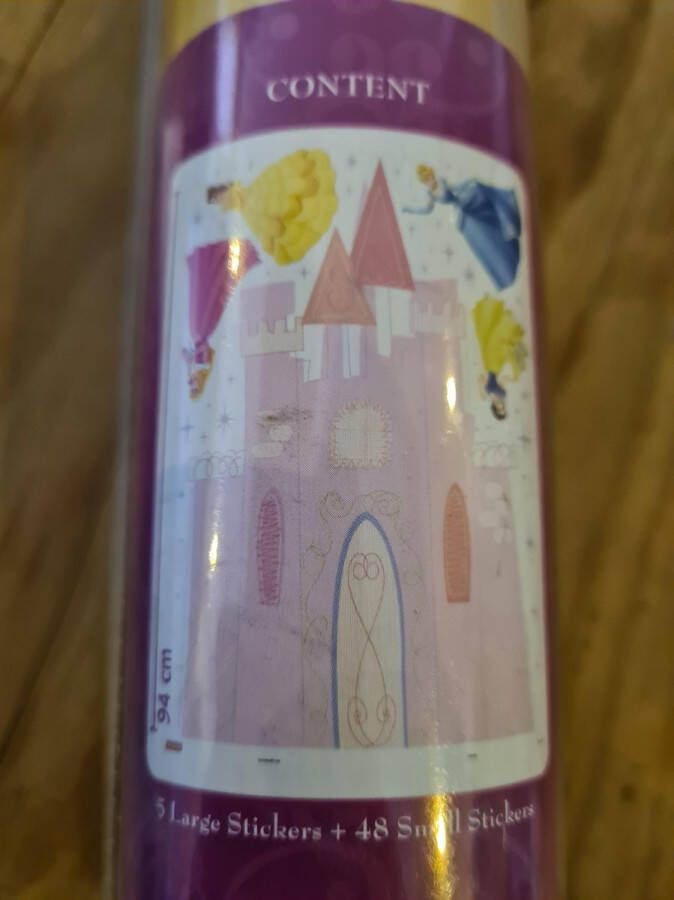 Decofun Muurstickers princessen 5 Large + 48 small