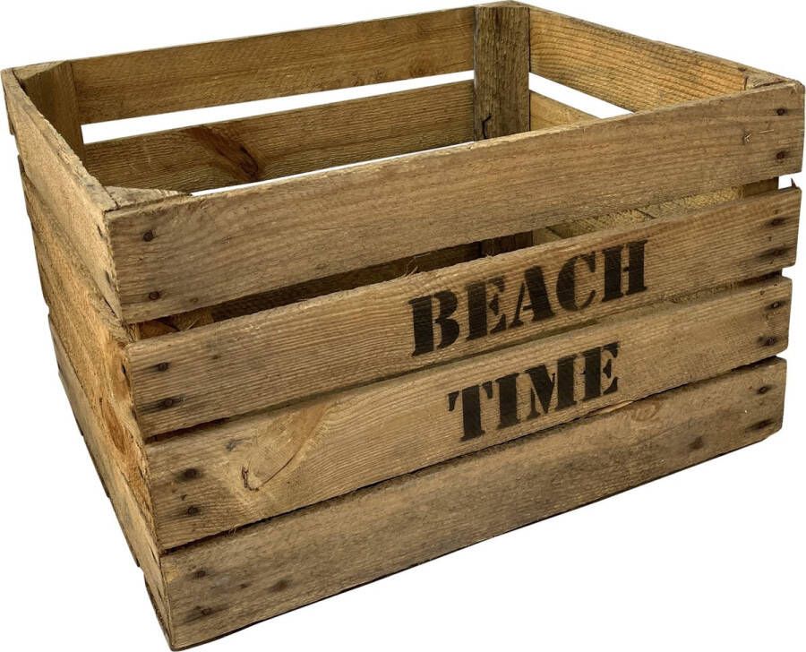 DecoLis.NL Fruitkistjes Beach Time Set van drie fruitkisten DecoLis
