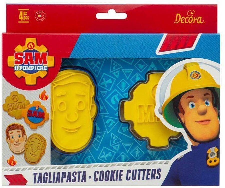Decora Koekjes Uitsteker Set Brandweerman Sam 1 -2st