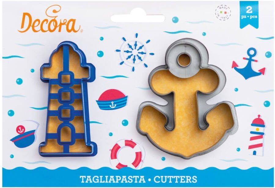 Decora Koekjesuitsteker Plastic Onder de Zee pk 2
