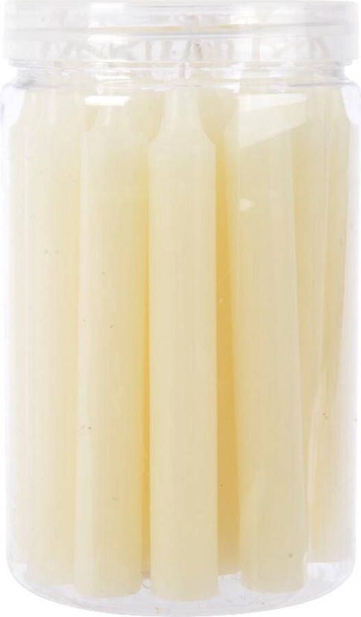 Merkloos Sans marque 6x Kerstboomkaarsjes ivoor 1 3x10 5cm