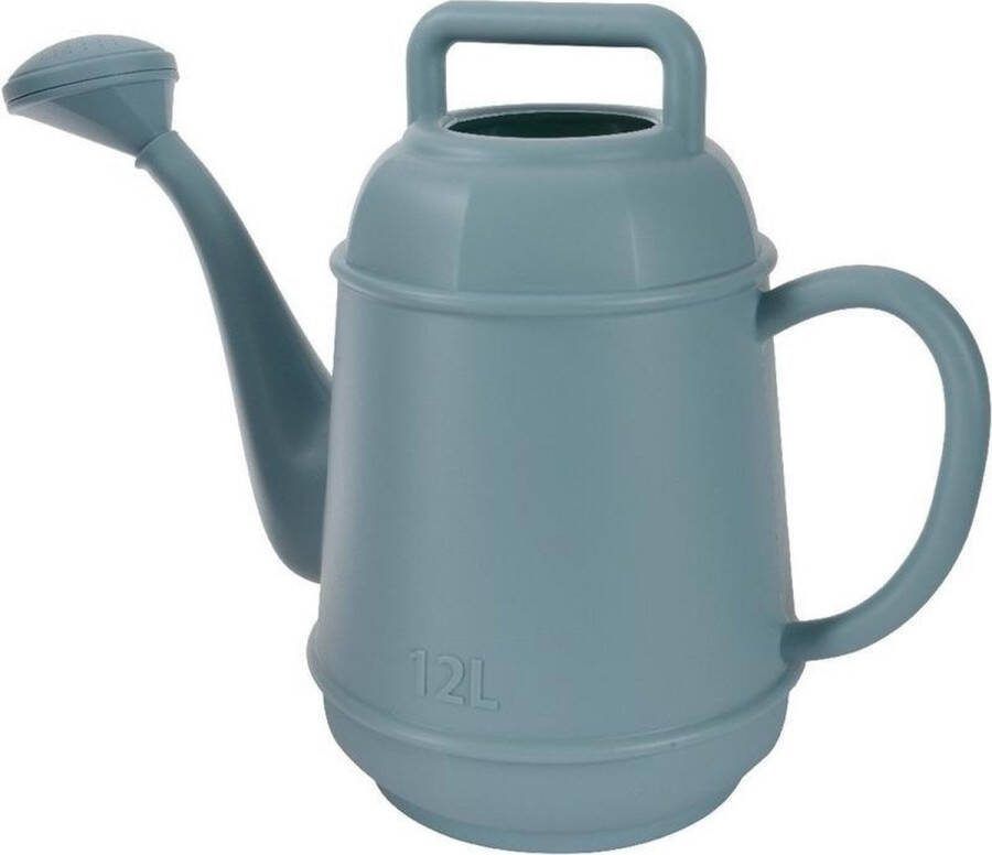 Decoris Gieter lichtblauw kunststof broeskop 12 liter plantgieter