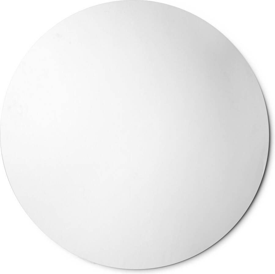 Decorline 2 x Premium herbruikbaar rond kunstof Spiegel Onderbord zilver decoratieve borden Ø 30 cm als tafeldecoratie voor Bruiloften Verjaardagen Kerstmis & Feesten