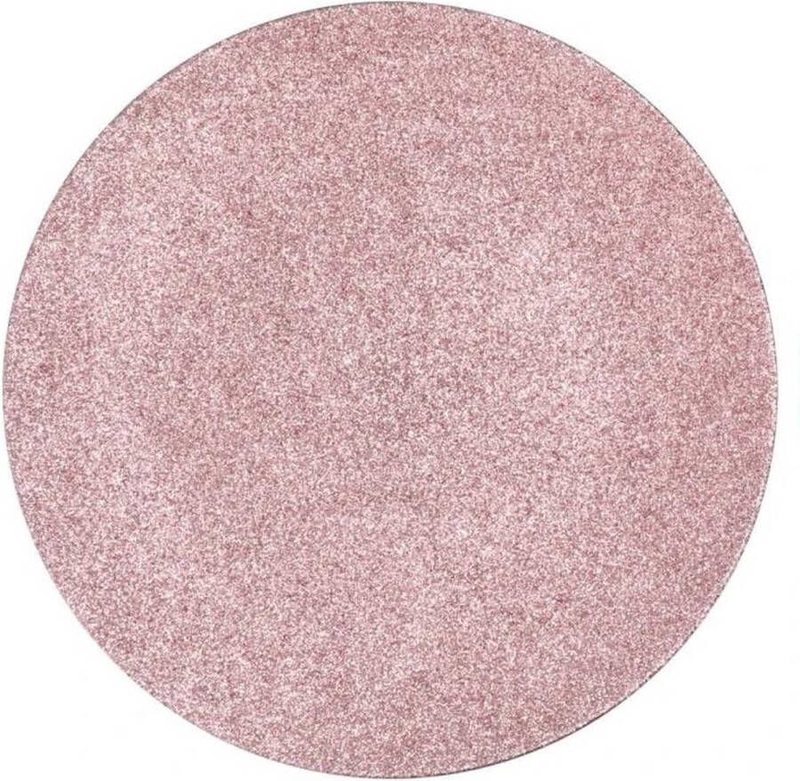 Decoshoppen.nl Decoratie Blad Glitter Roze Dienblad Glitters 40 cm