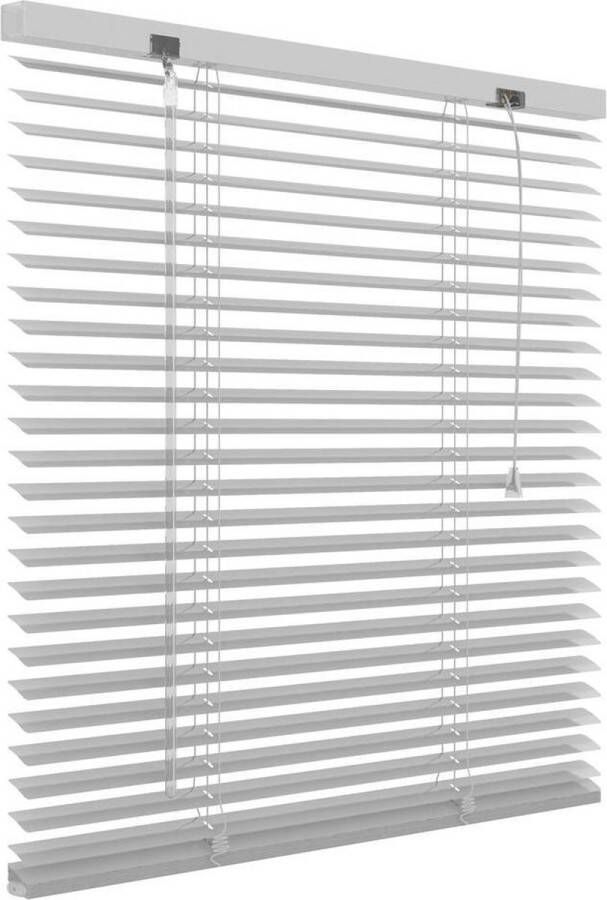 Decosol Horizontale Jaloezie Aluminium 25 mm Wit Maat: 100 x 250 cm