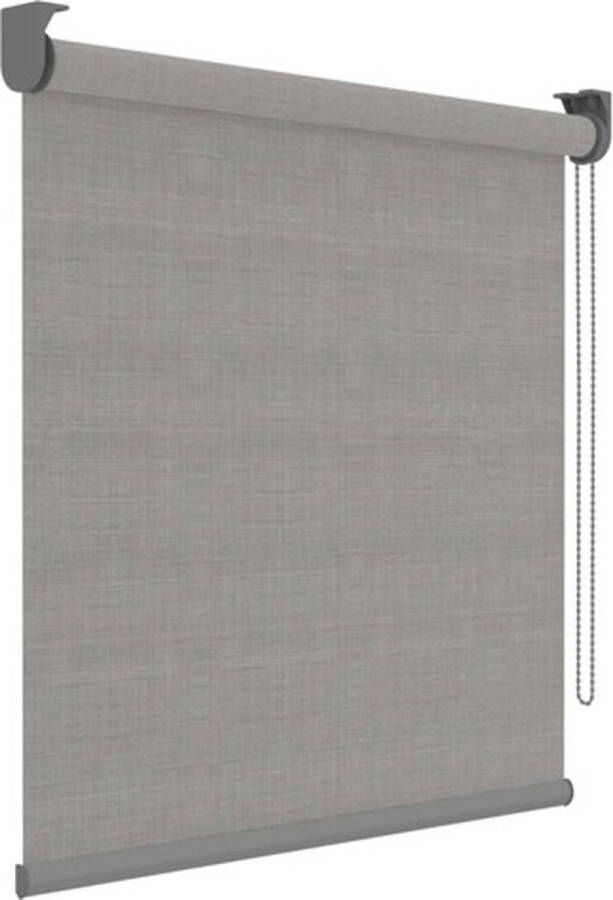 VidaXL Decosol Rolgordijn Deluxe doorschijnend 150x190 cm grijs