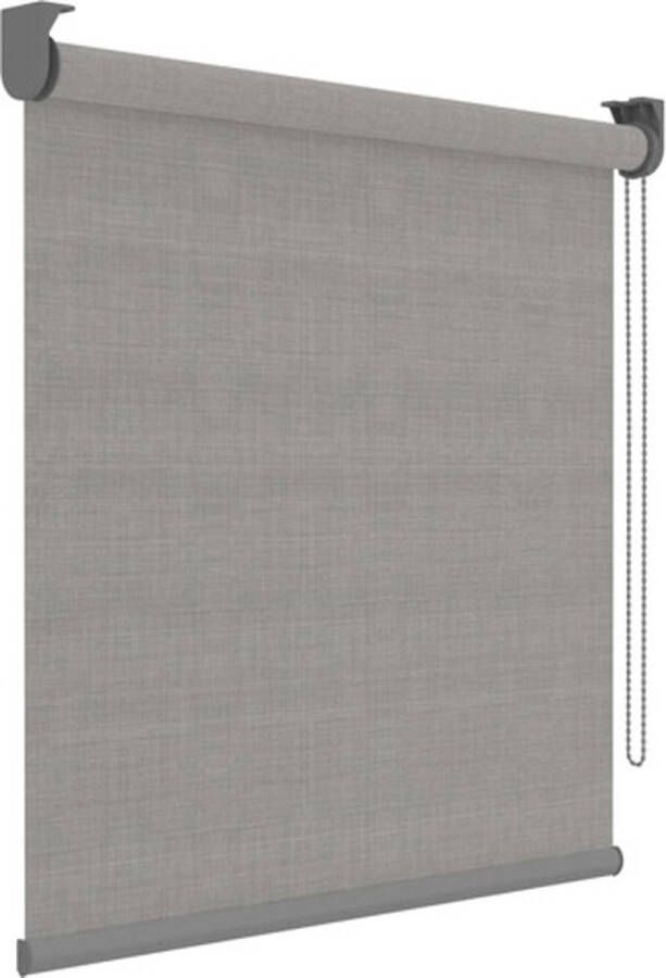 VidaXL Decosol Rolgordijn Deluxe Doorschijnend 90x190 Cm Grijs