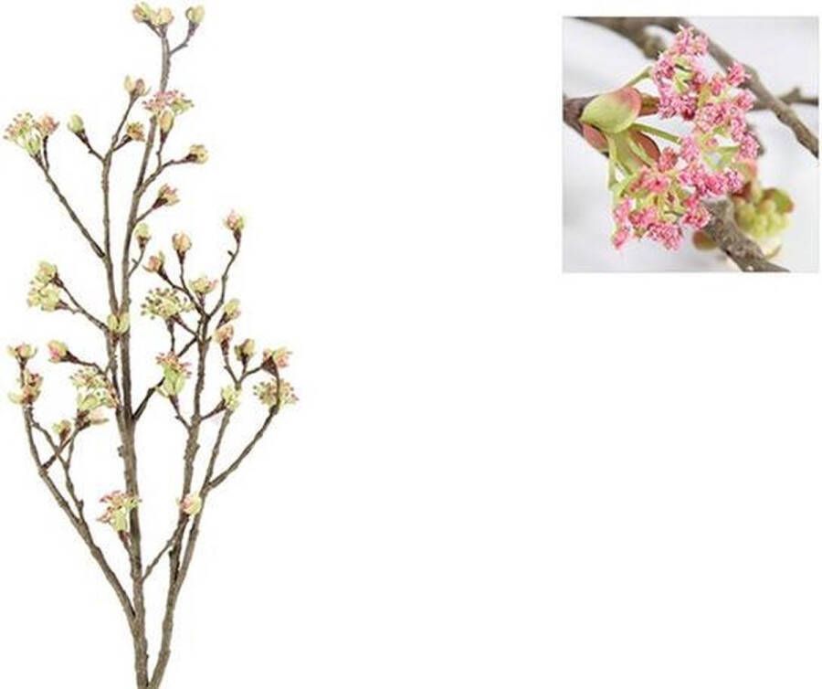 Decostar Decoratieve Tak | Esdoorn Quince | Roze | 110 cm