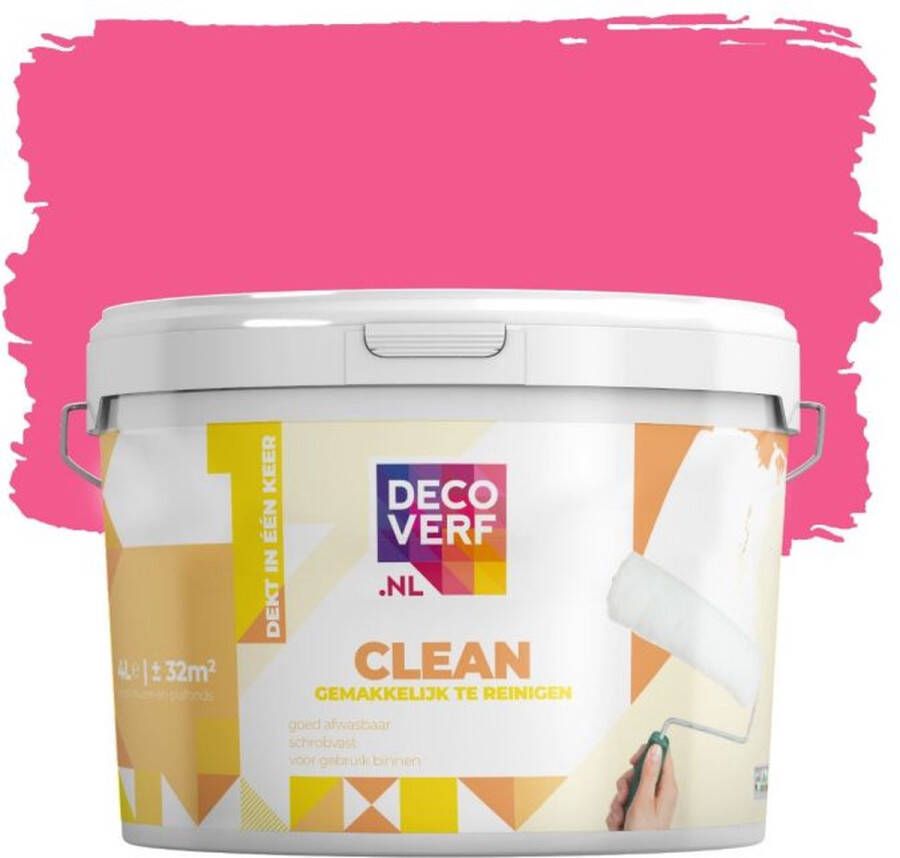 Decoverf.nl Decoverf Clean Muurverf Cyclaam 4l