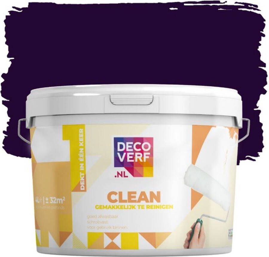 Decoverf.nl Decoverf Clean Muurverf Nachtpaars 4l
