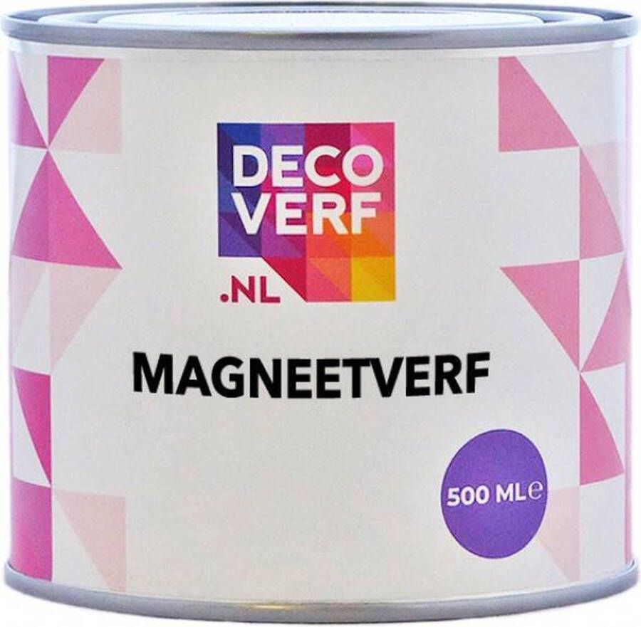 Decoverf.nl Decoverf magneetverf zwart 500 ml