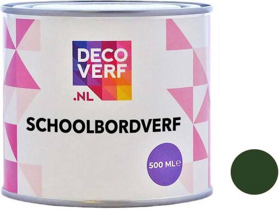 Decoverf.nl Decoverf schoolbordverf groen 500ml