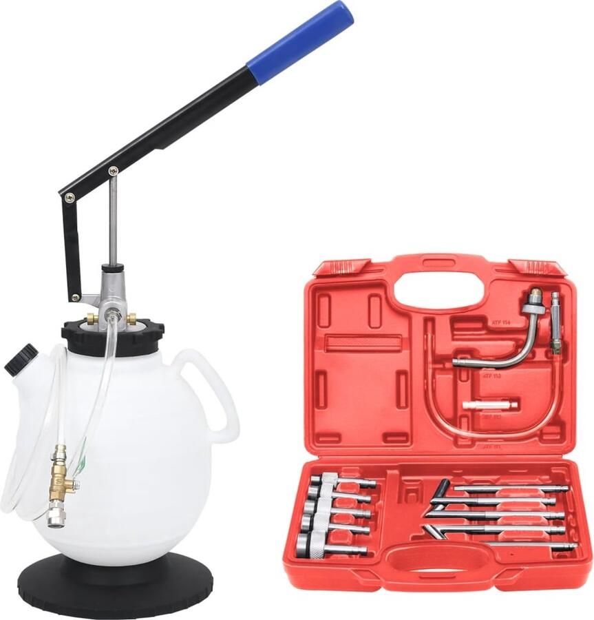 Decoways Transmissievloeistofvuller automatisch met gereedschapsset 7 5L