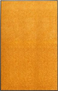 Decoways Deurmat wasbaar 120x180 cm oranje