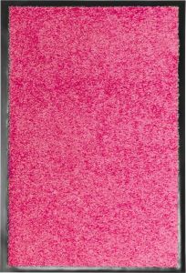Decoways Deurmat wasbaar 40x60 cm roze