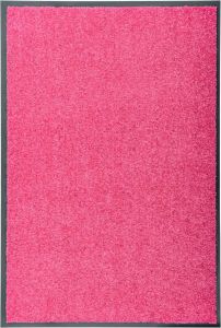 Decoways Deurmat wasbaar 60x90 cm roze