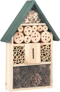 Decoways Insectenhotel 30x10x48 cm vurenhout