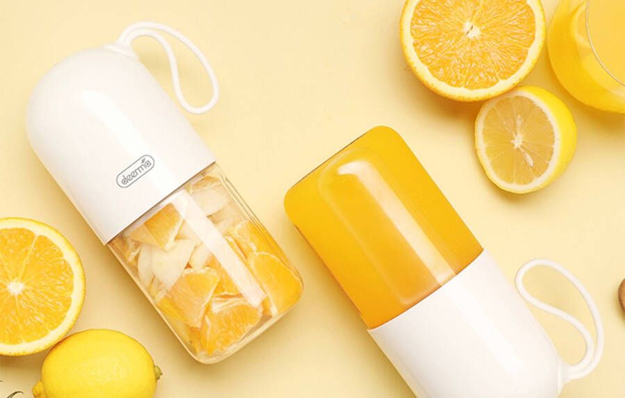 Deerma Draagbaar en Draadloze Mini Juice Blender Elektrische Fruitblender BPA vrij Shake Mixer 300ML