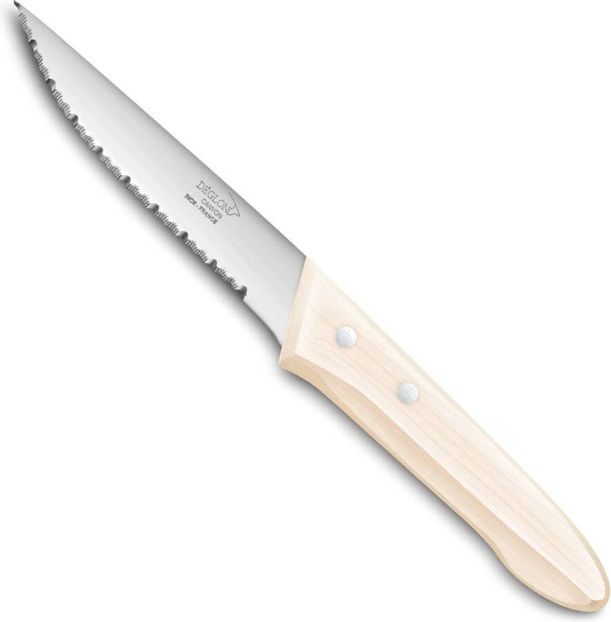 Deglon Déglon Canyon Witte Esdoorn Steakmes 14 cm Roestvrijstalen Lemmet