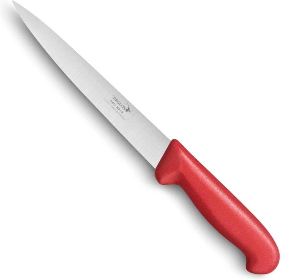 Deglon Déglon Chevalin Uitbeenmes 20 cm PROFIL Rood Handvat Professionele Precisie