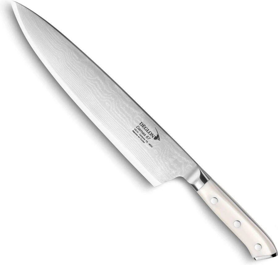 Deglon Déglon Damas 67 Professioneel Koksmes 25 cm Damaststaal Elegantie en Duurzaamheid