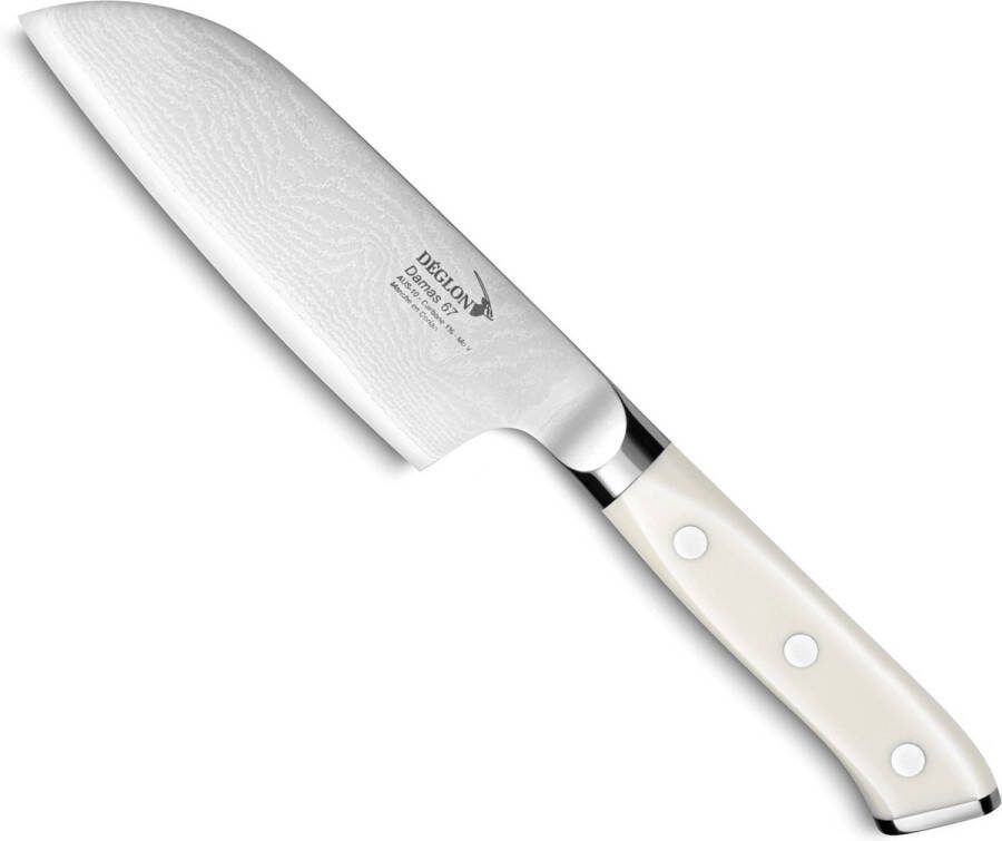 Deglon Déglon Damas 67 Professioneel Mini Santoku Mes 13 cm Lemmet Compact en Duurzaam