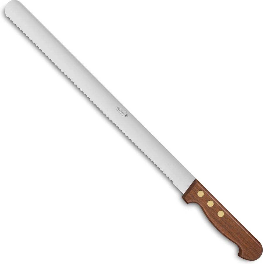 Deglon Déglon Fijn Getand Taartmes Houten Handvat 14 Inch