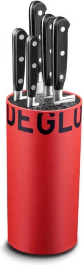 Deglon Déglon Rood Messenblok 5 Stuks Keuken Ideale Sabatier Deg Serie