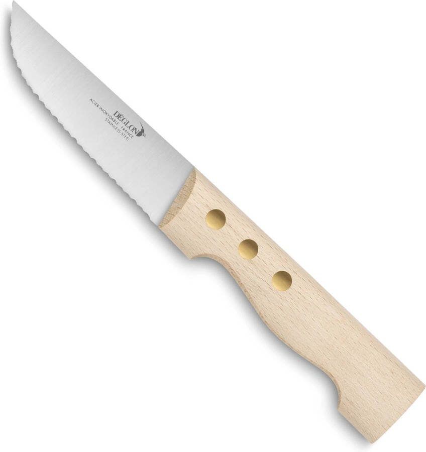 Deglon Déglon Steakmes Le Boucher 11 cm Natuurlijk Beukenhout
