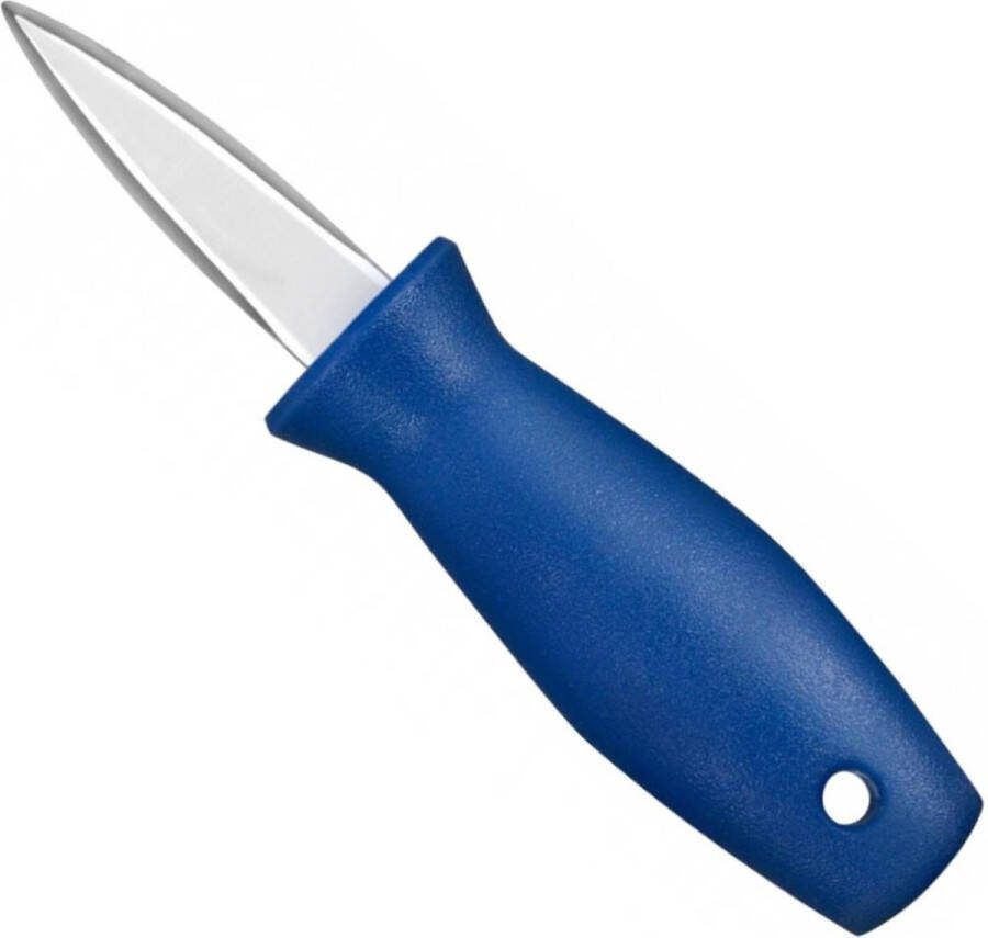 Deglon Déglon Surclass Lancette à Huître Inox Professioneel Oestermes 5cm Lemmet Blauw Handvat