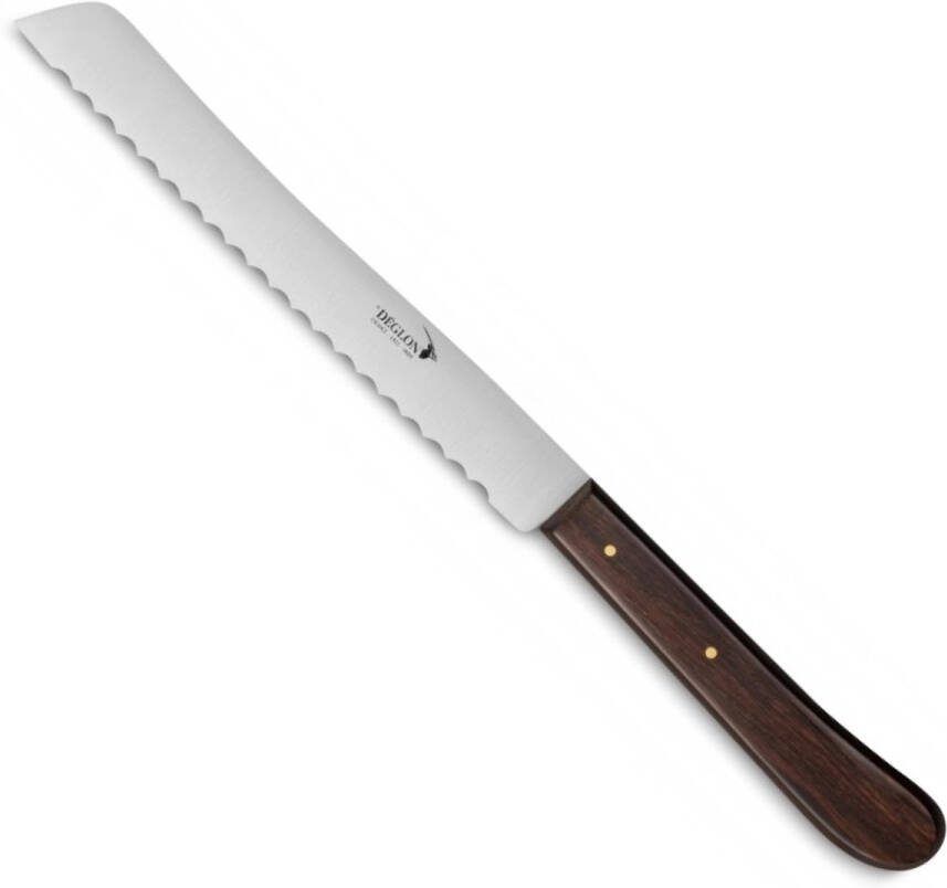 Deglon Déglon Traditioneel Broodmes 19 cm Lemmet Palissander Handvat Duurzaam Design