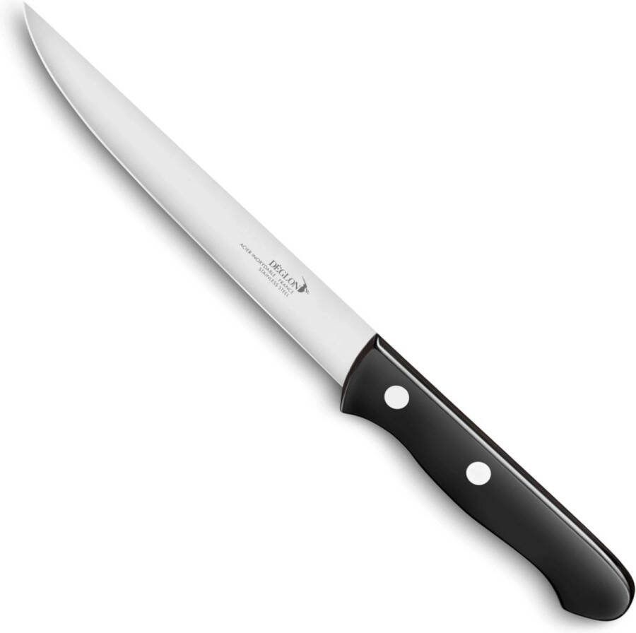 Deglon Déglon Vleesmes 17 cm Hoogwaardig RVS Geperst Hout