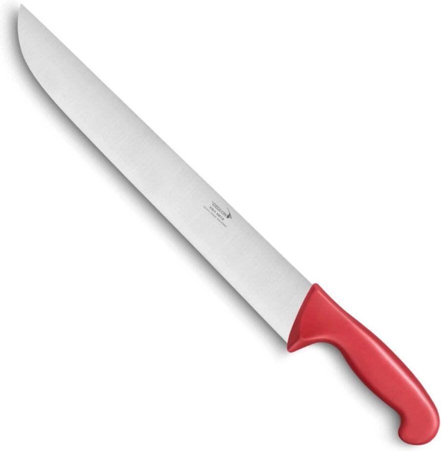 Deglon Déglon Vleesmes 35 cm PROFIL Rood Handvat Professionele Grootte en Precisie