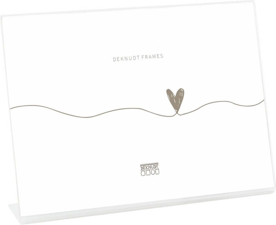 Deknudt Frames fotolijst S58RL1 H transparant voor foto 15x20 cm