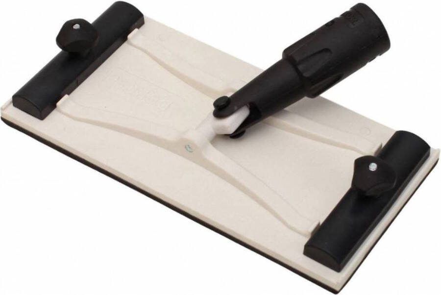 Dekor Schuurblok 11x23cm met 2 klemmen voor schuurpapier geschikt voor steel