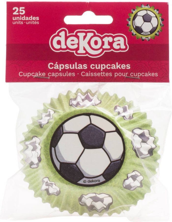Dekora Innova SAU Dekora Football Baking Cups pk 25
