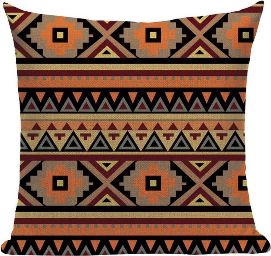 Dekussenspecialist Sierkussens 45x45 Boho Bohemian Ibiza Linnen 45 x 45 Rits