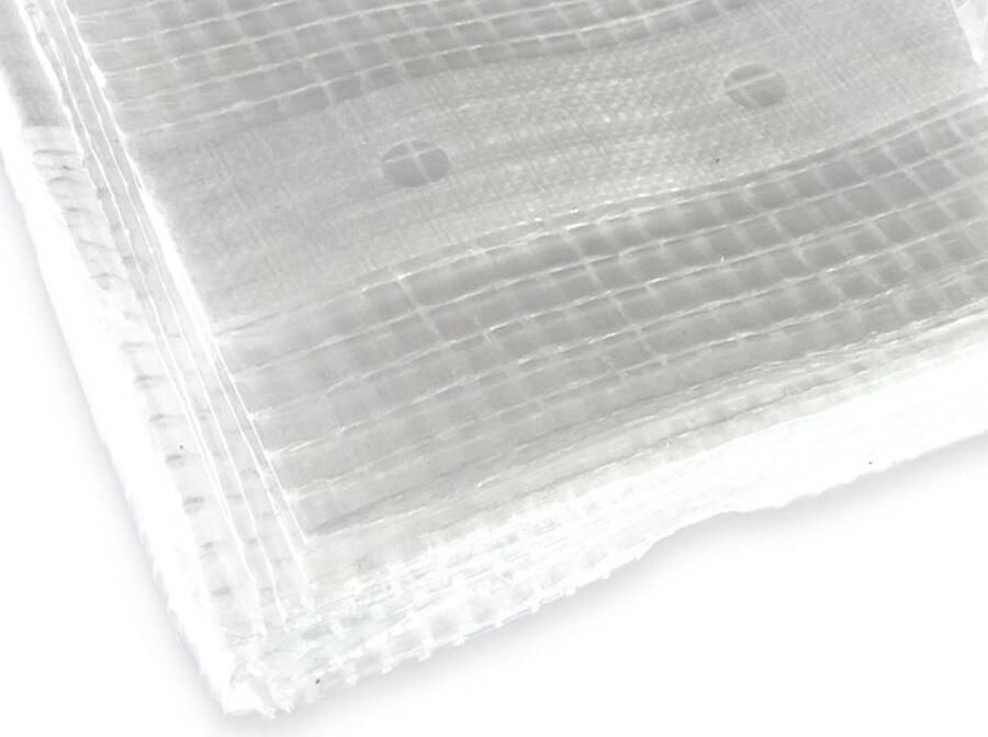 Dekzeilenstore.nl Boat Tarp 4x6 meter Wit Transparant