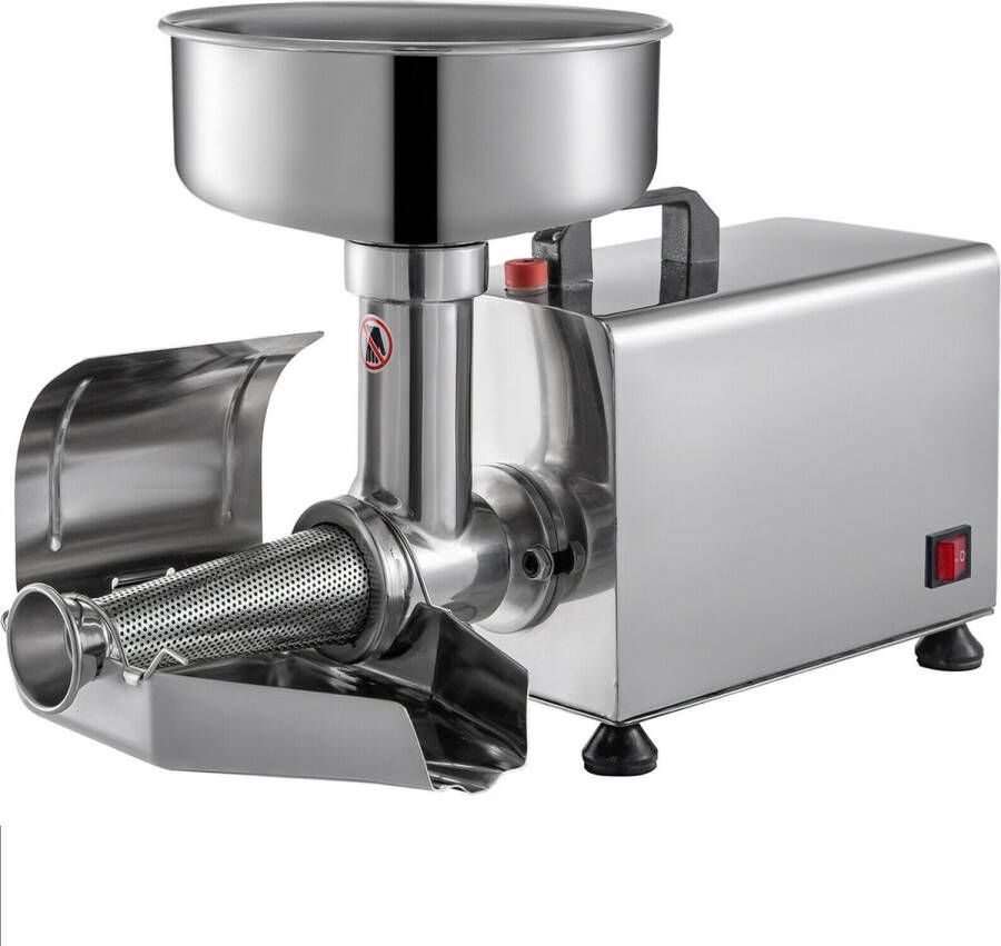 Delicino Smoothie Maker Fruitzeef Industriële Slowjuicer Roestvrij Staal Maak zelf Sap of Tomatensaus Elektrisch