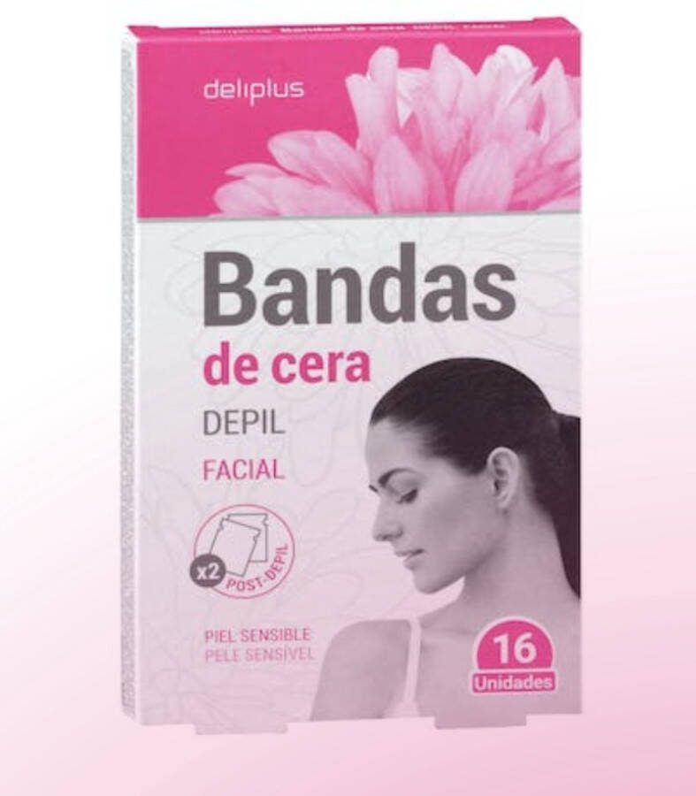 Deliplus Waxstrips Gezicht facial harsstrips waxen gezicht ontharen wax strips ontharingsstrips