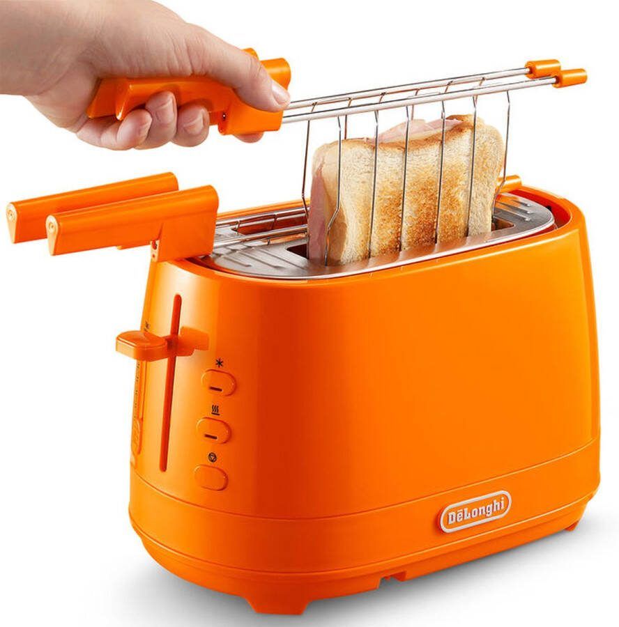 De'Longhi CTLAP2203.O 2 snede(n) 550 W Oranje