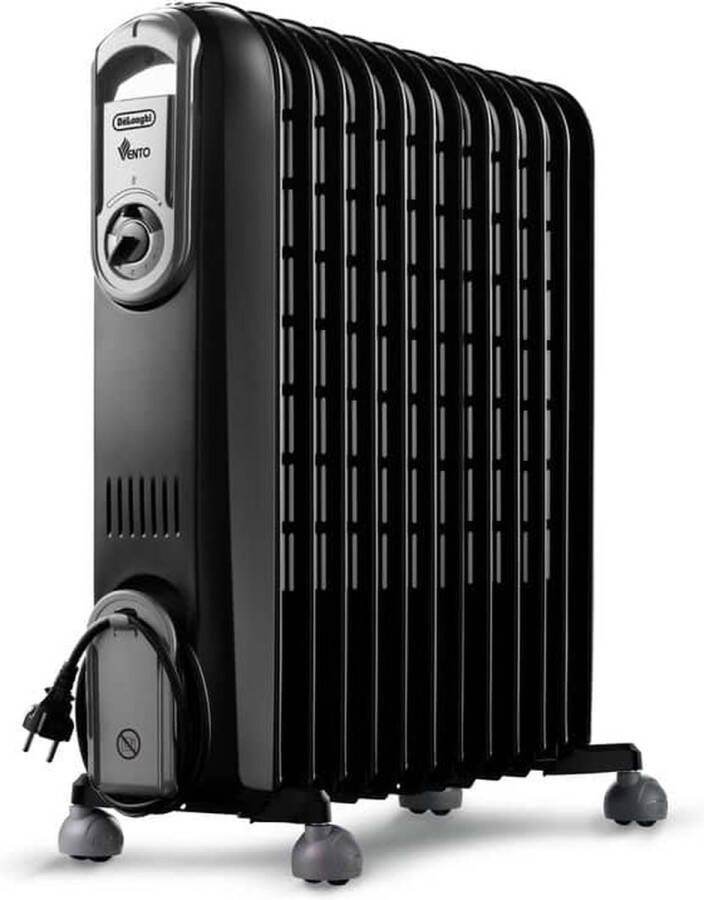 De'Longhi De Longhi V551225.BG electrische verwarming Binnen Zwart 2500 W Olie elektrisch verwarmingstoestel
