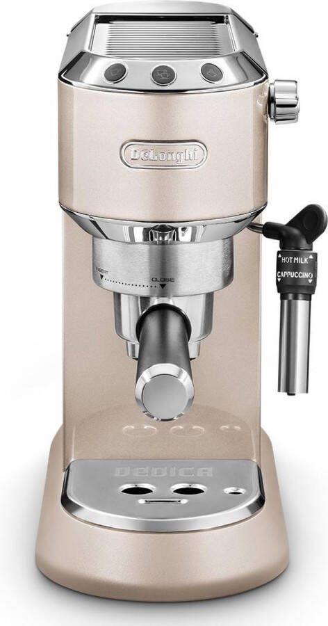 De'Longhi De Longhi Dedica Metallics Pump Espresso EC785.BG Espressomachine 1 l