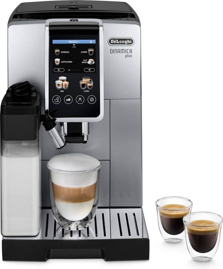 De'Longhi Dinamica Plus ECAM380.85.SB Volautomatische espressomachines