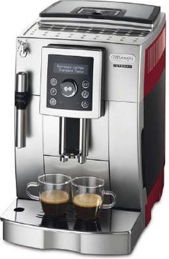 De'Longhi ECAM 23.420.SR Volautomaat Espressomachine Zilver Rood