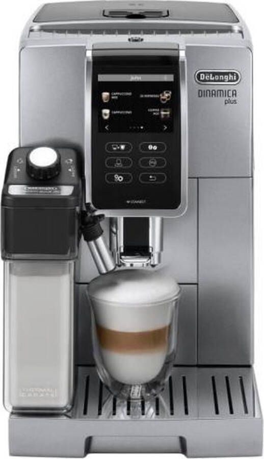 De'Longhi DeLonghi Ecam 370.95.S Vrijstaand Combinatiekoffiemachine Zilver 2 kopjes Volledig automatisch