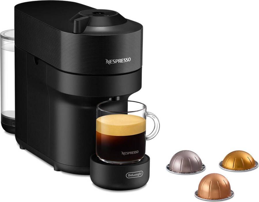 DeLonghi ENV 90.B Vertuo Pop Nespresso koffieapparaat zwart 0.56 L