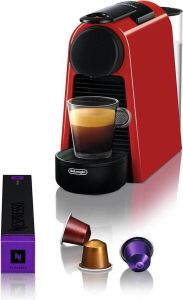 DeLonghi Essenza Mini EN 85.R Vrijstaand Volledig automatisch Koffiepadmachine 0.6l Zwart Rood koffiezetapparaat