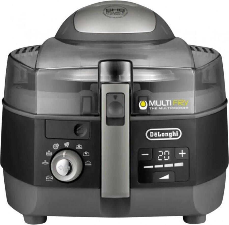 De'Longhi Airfryer MultiFry EXTRA CHEF PLUS FH1396.BK Multicooker met 4-in-1 functie ook voor broodbakken inhoud 1 7 kg